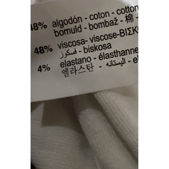 Zara Long Sleeve Bodysuit Size Medium ~ Ivory Color - Picture 4 of 4